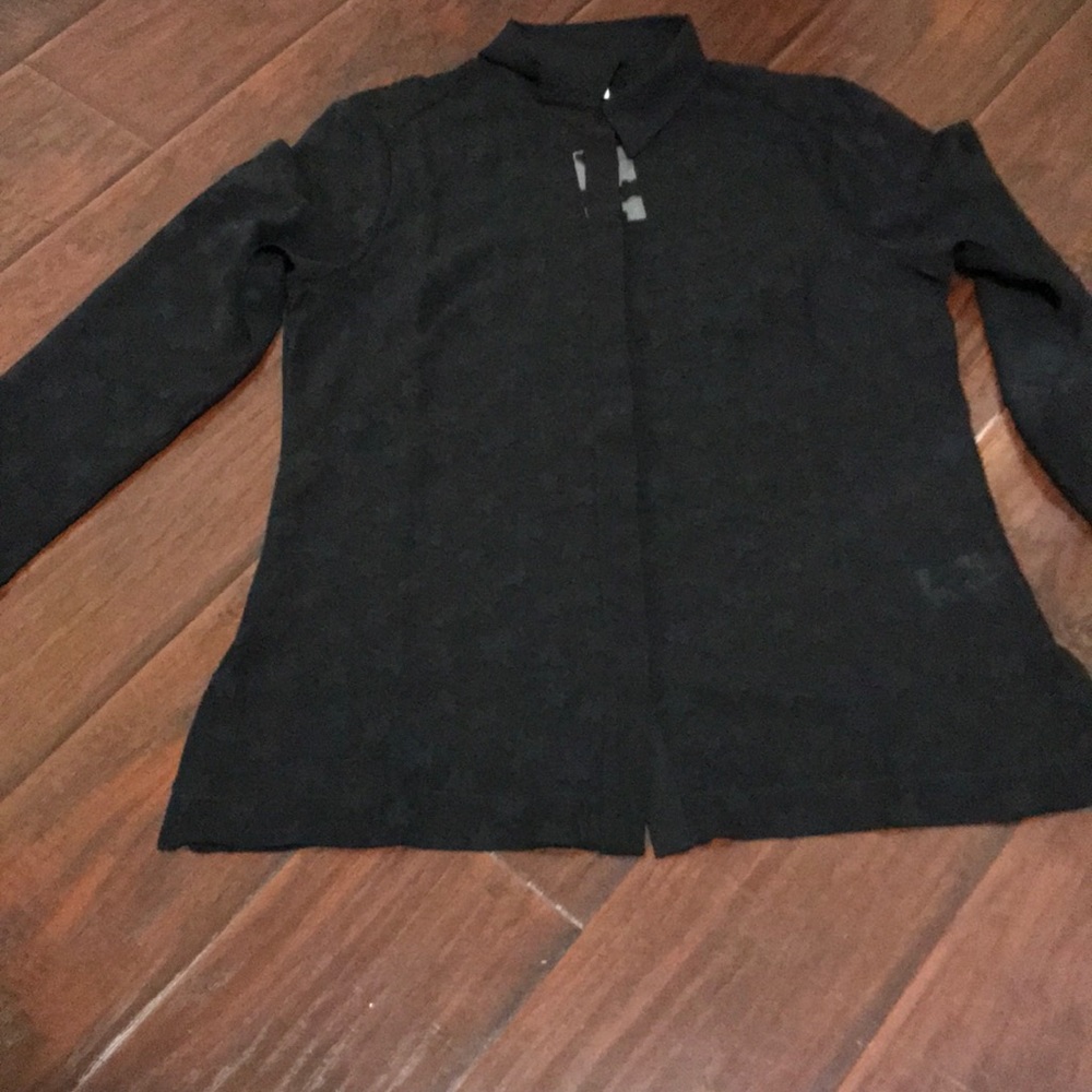 Black sheer shirt